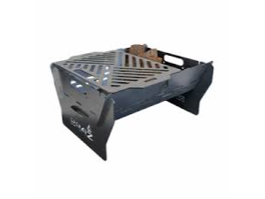 FOGONERO MED. BRAZ 565 X 445 X 287 ESP. 3.2MM + PARRILLA 420 X 340