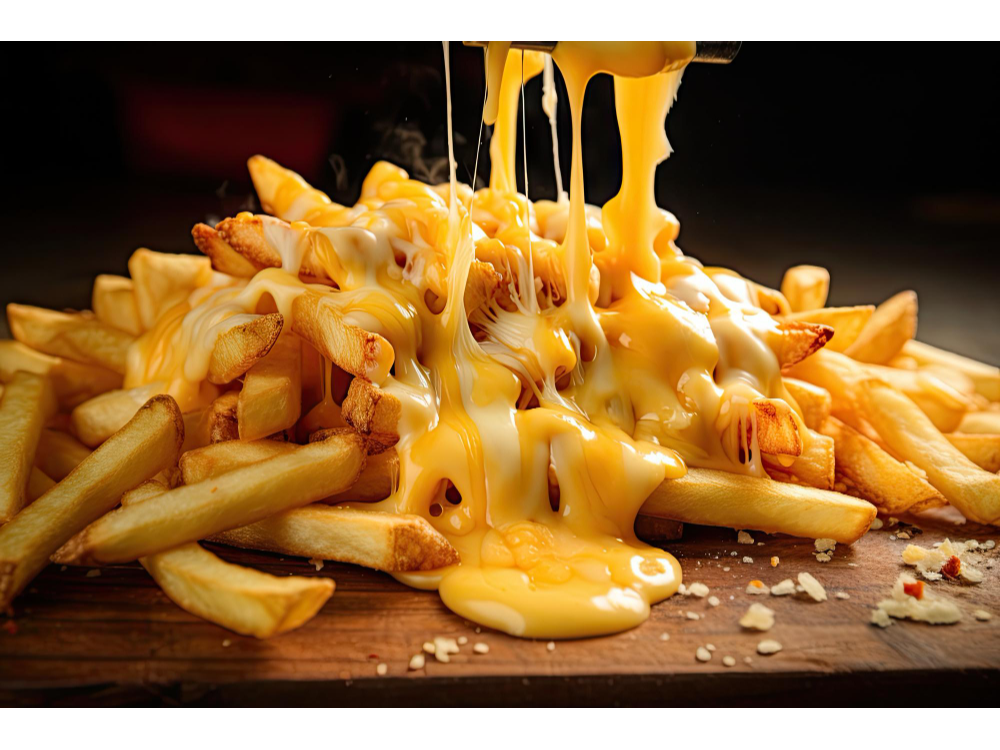 Papas Fritas con Cheddar