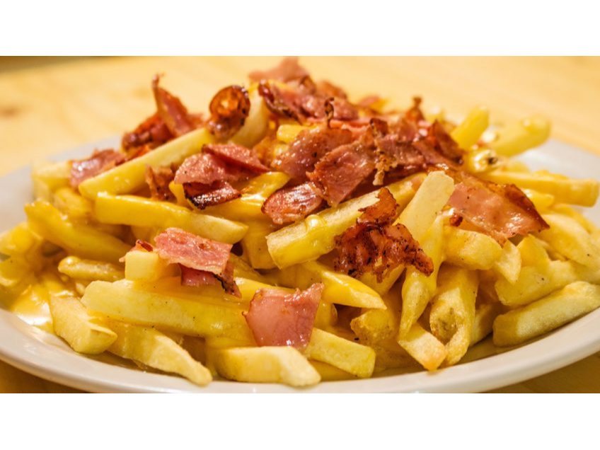 Papas Fritas con Panceta