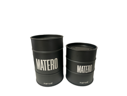 Juego Latas Tambo Línea Matero Negro