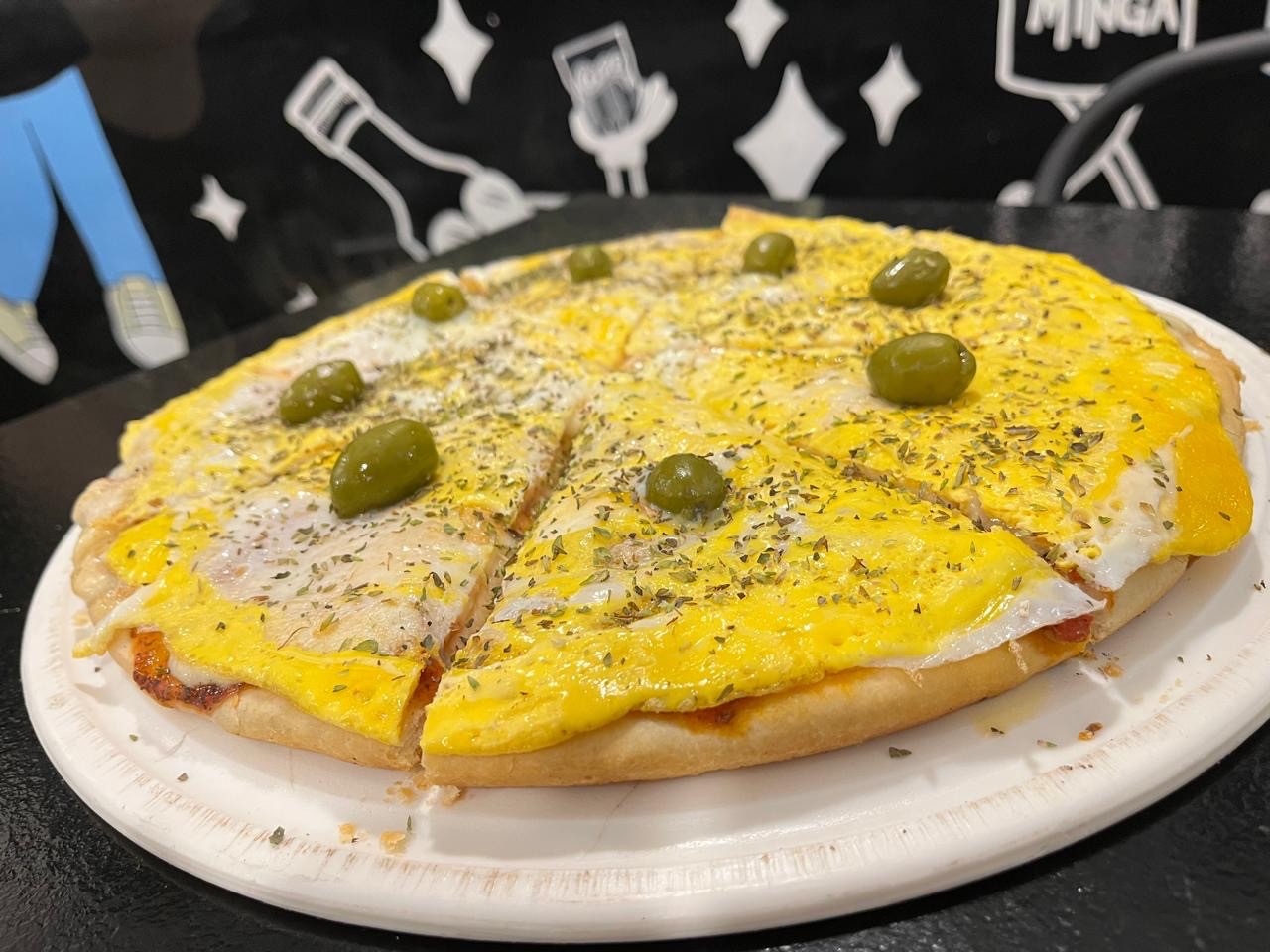 MINGA CON HUEVO 🍕