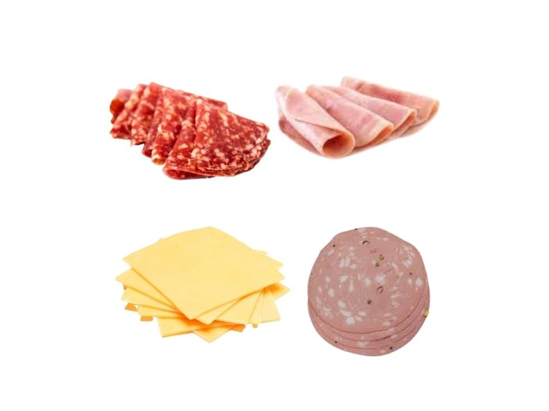 Queso, Jamon, Salame y Mortadela