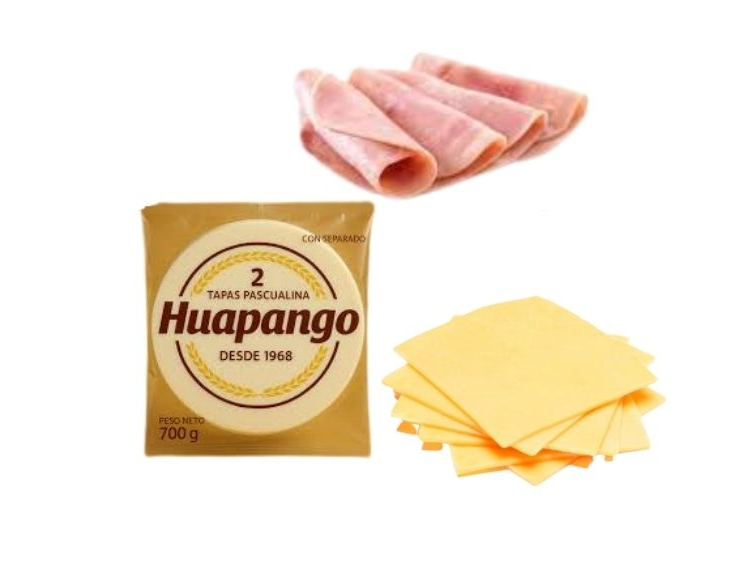 Jamon Natural, Queso y Pascualina