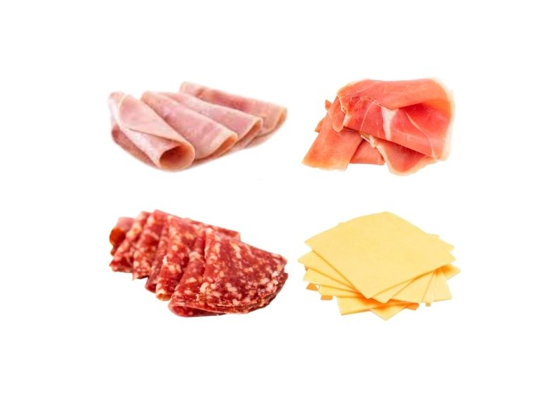 Queso, Jamon, Salame y Crudo