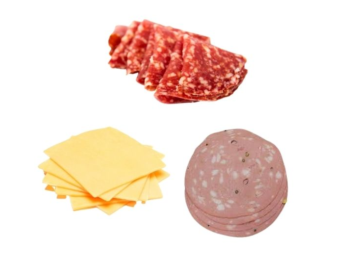 Salame, Mortadela y Queso