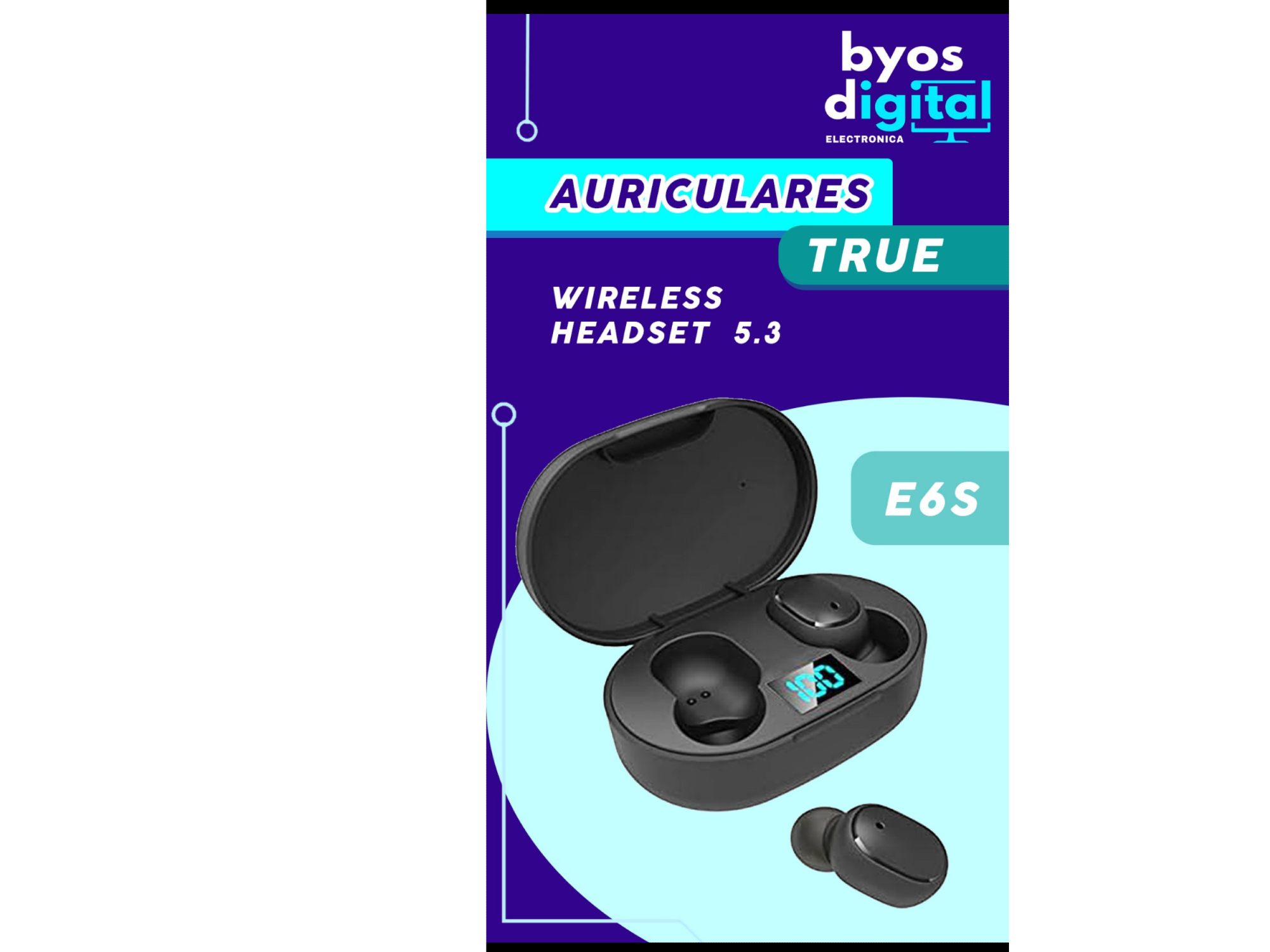 Auriculares Bluetooth E6S