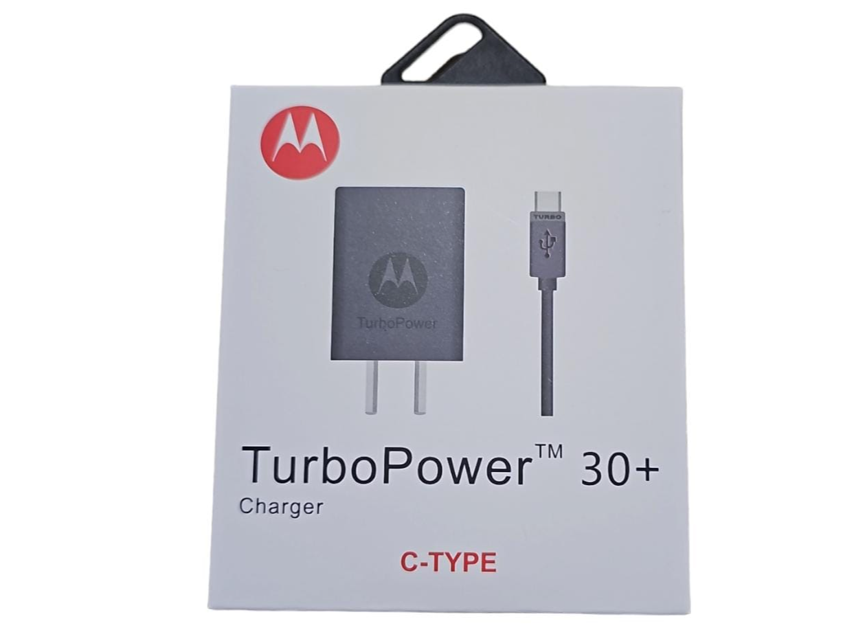 Cargador Turbo Power Tipo C 35w tipo Motorola