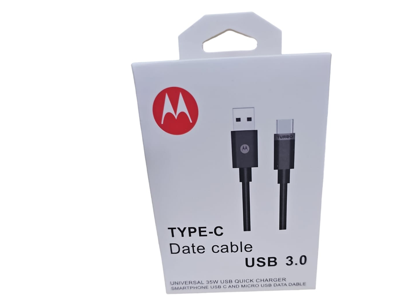 Cable Usb A Tipo C 3.0 Para Motorola / Carga Rápida Turbo