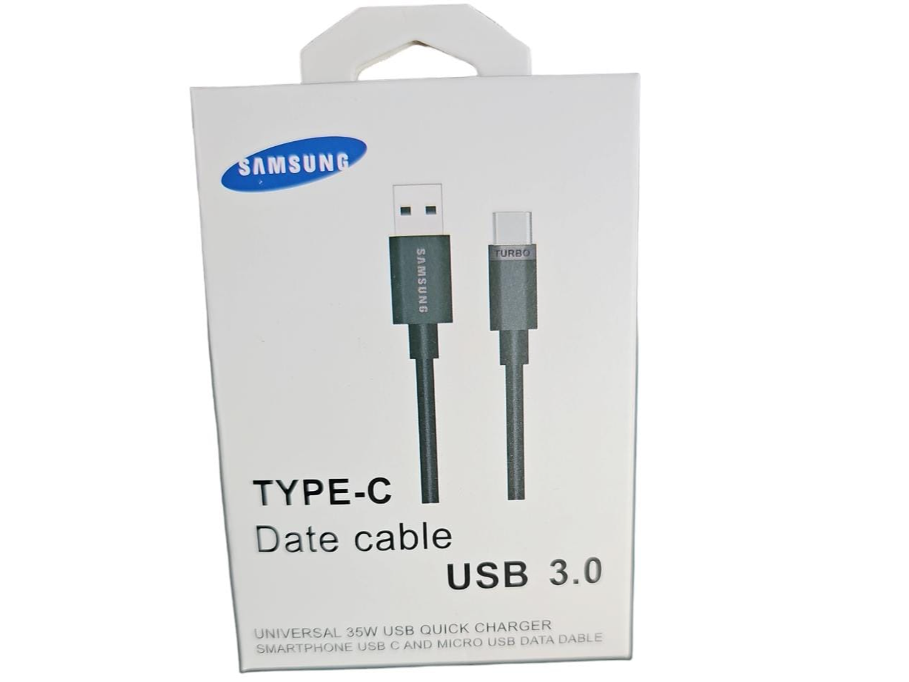 Cable  Tipo Samsung turbo  Usb A Tipo C 3.0 25w