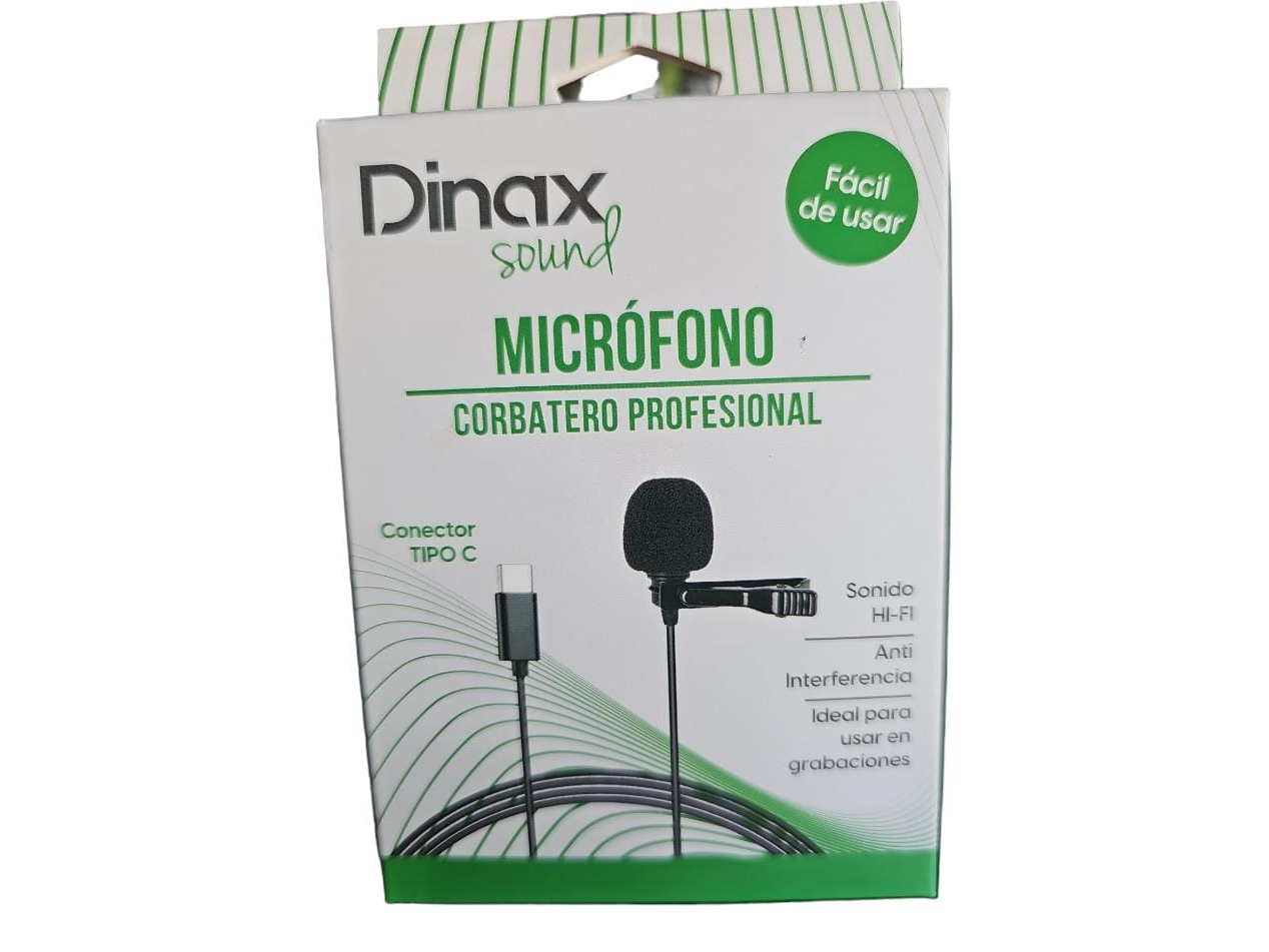 Micrófono corbatero  Dinax TIPO C