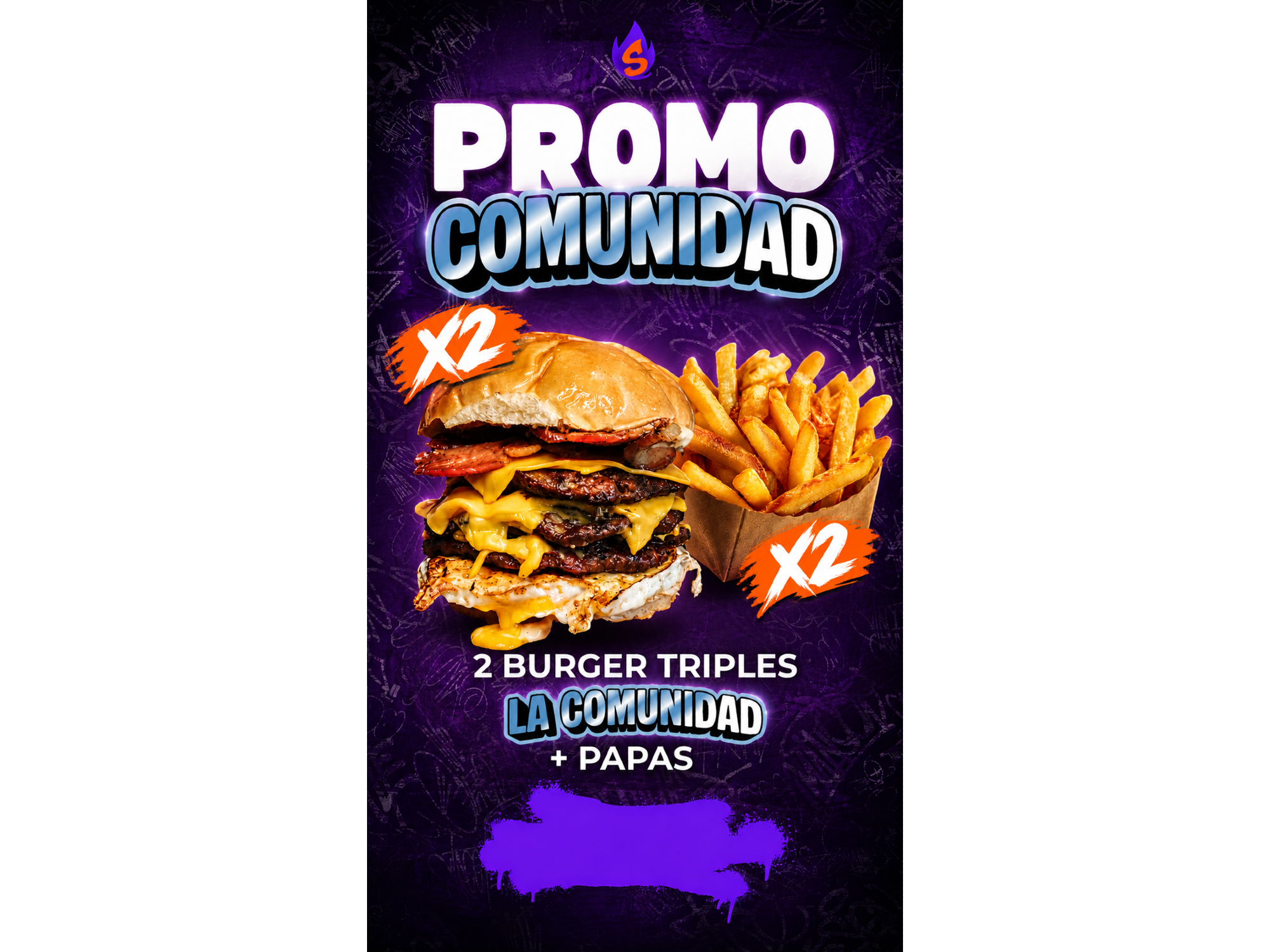 2 Comunidad Triples + Papas
