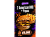 2 American BBQ Dobles + Papas