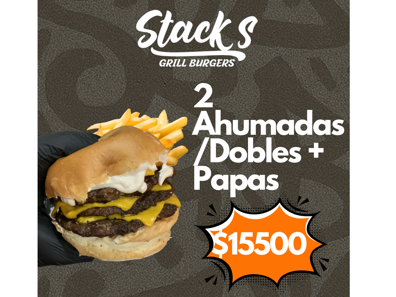 2 Ahumadas/Dobles + Papas