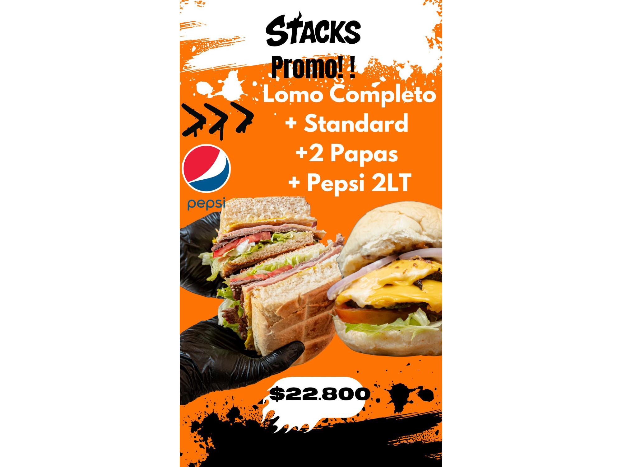 1 Standard + 1 Lomo Completo