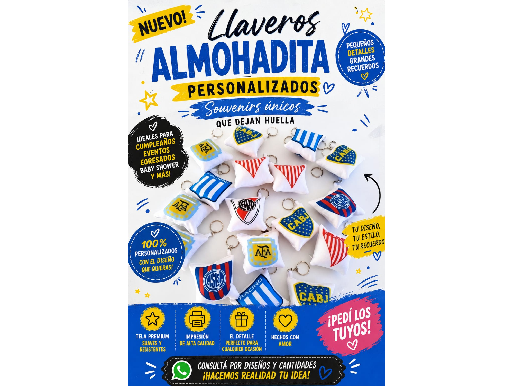 LLAVEROS ALMOHADON