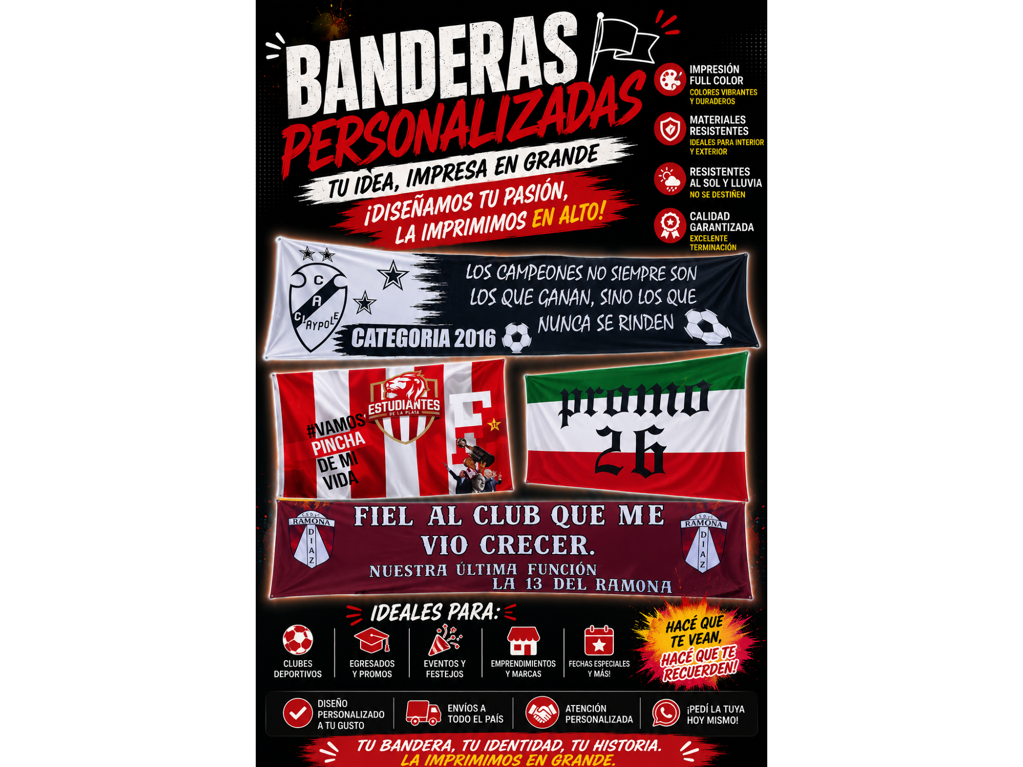 BANDERAS PERSONALIZADAS