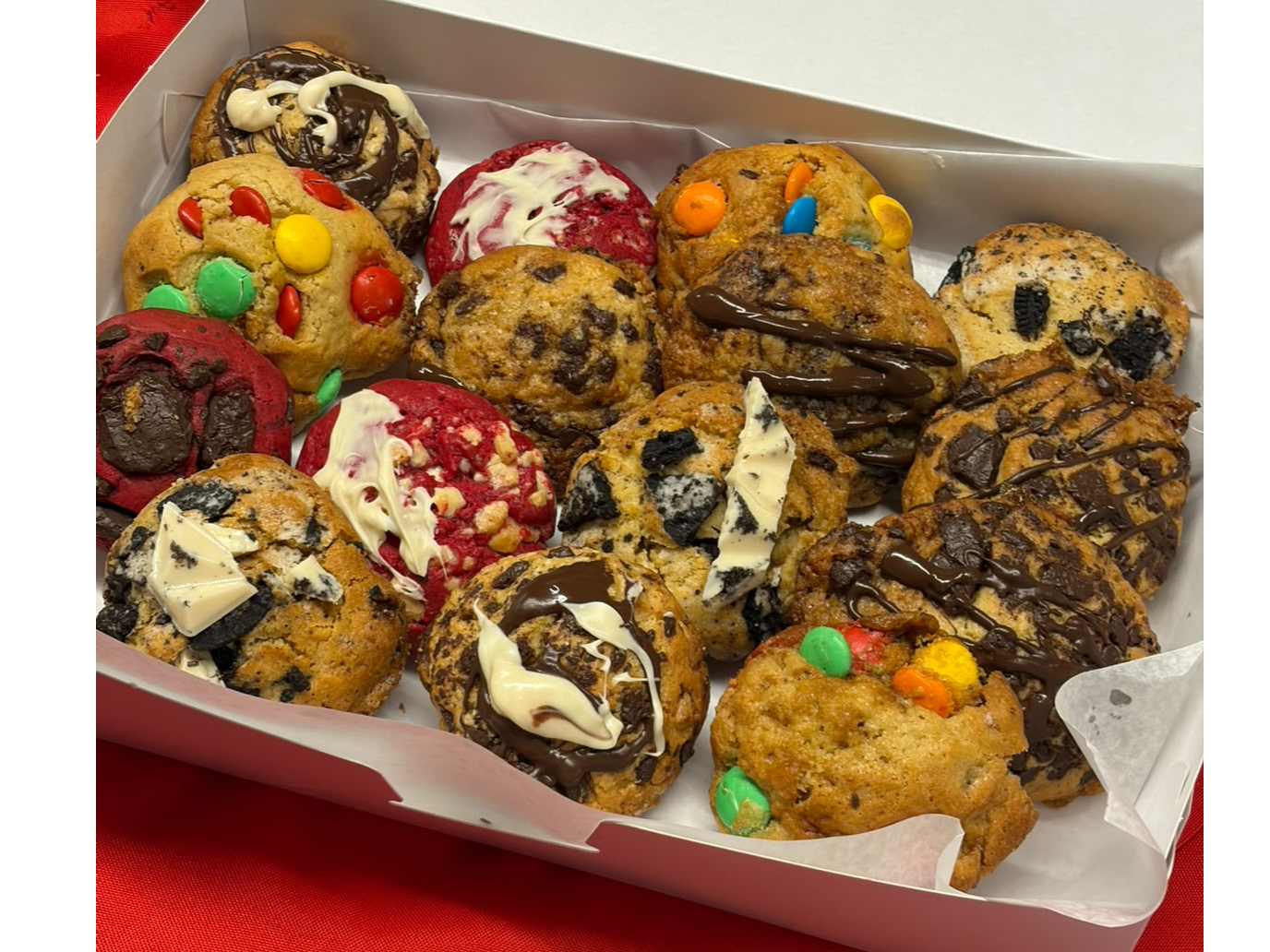 25 mini cookies surtidas