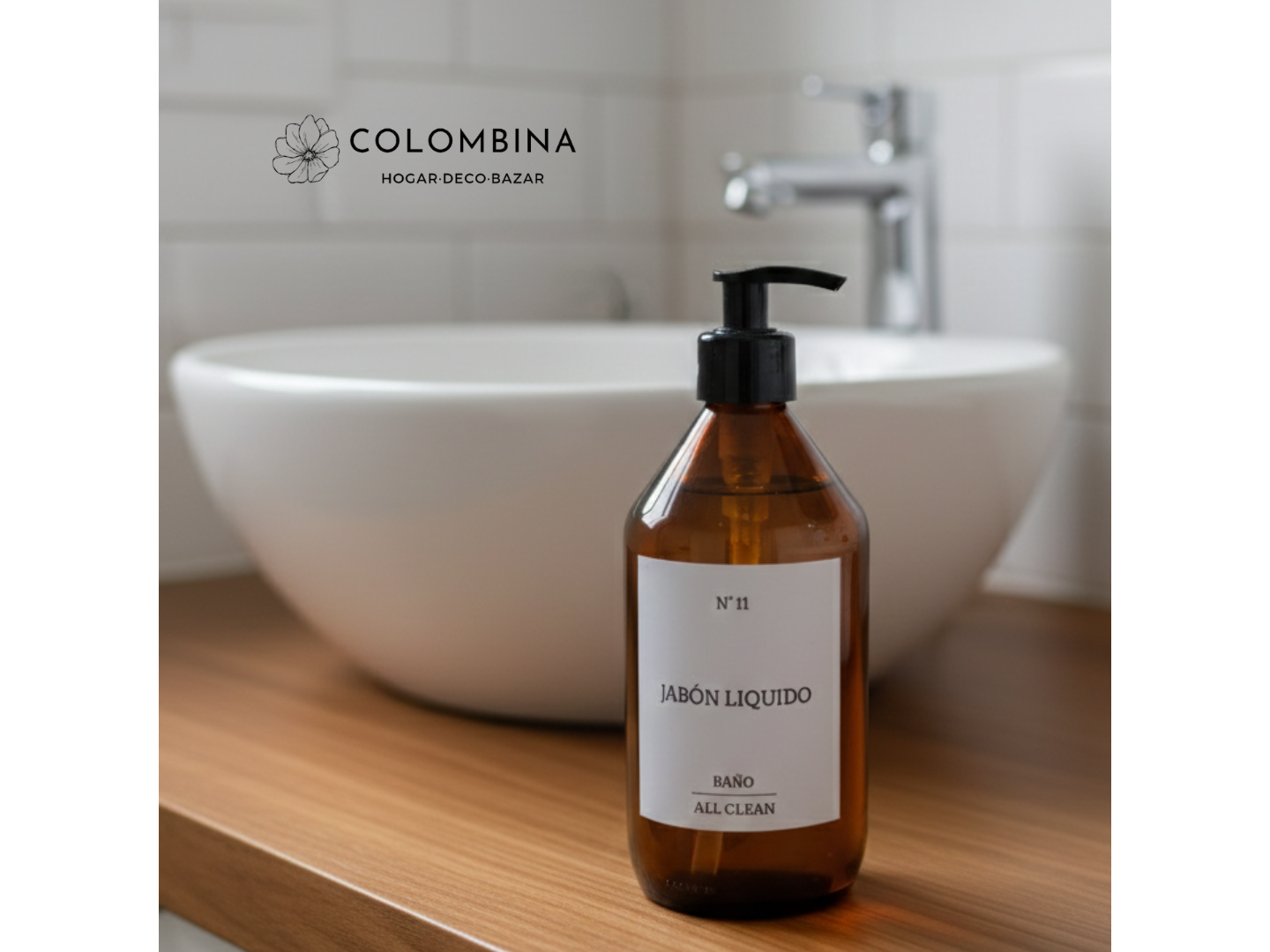 Dispenser de Jabon Vidrio