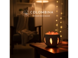 Lámpara cerámica de sal (grande)