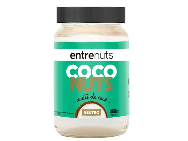 Aceite de Coco Neutro  ENTRENUTS x 360 cc