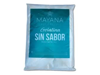 Gelatina sin Sabor x  Kg Mayana SIN TACC