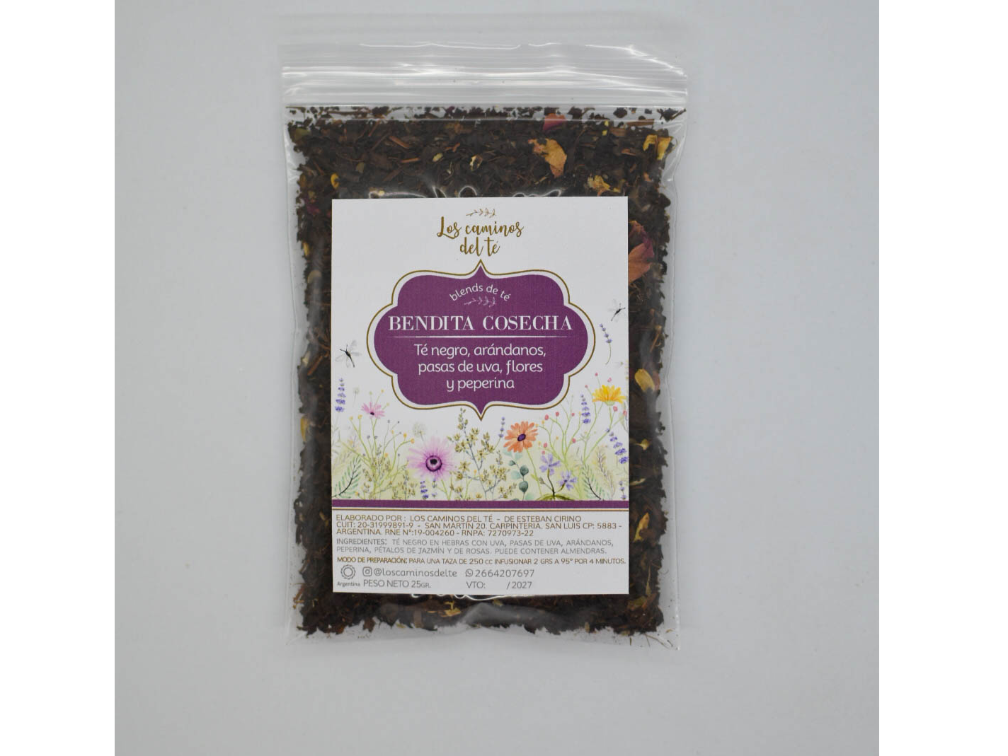 Blend de té en x 25gr Bendita cosecha