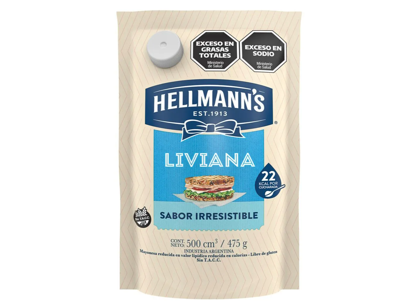 Hellmann's Mayonesa Liviana 475 gr