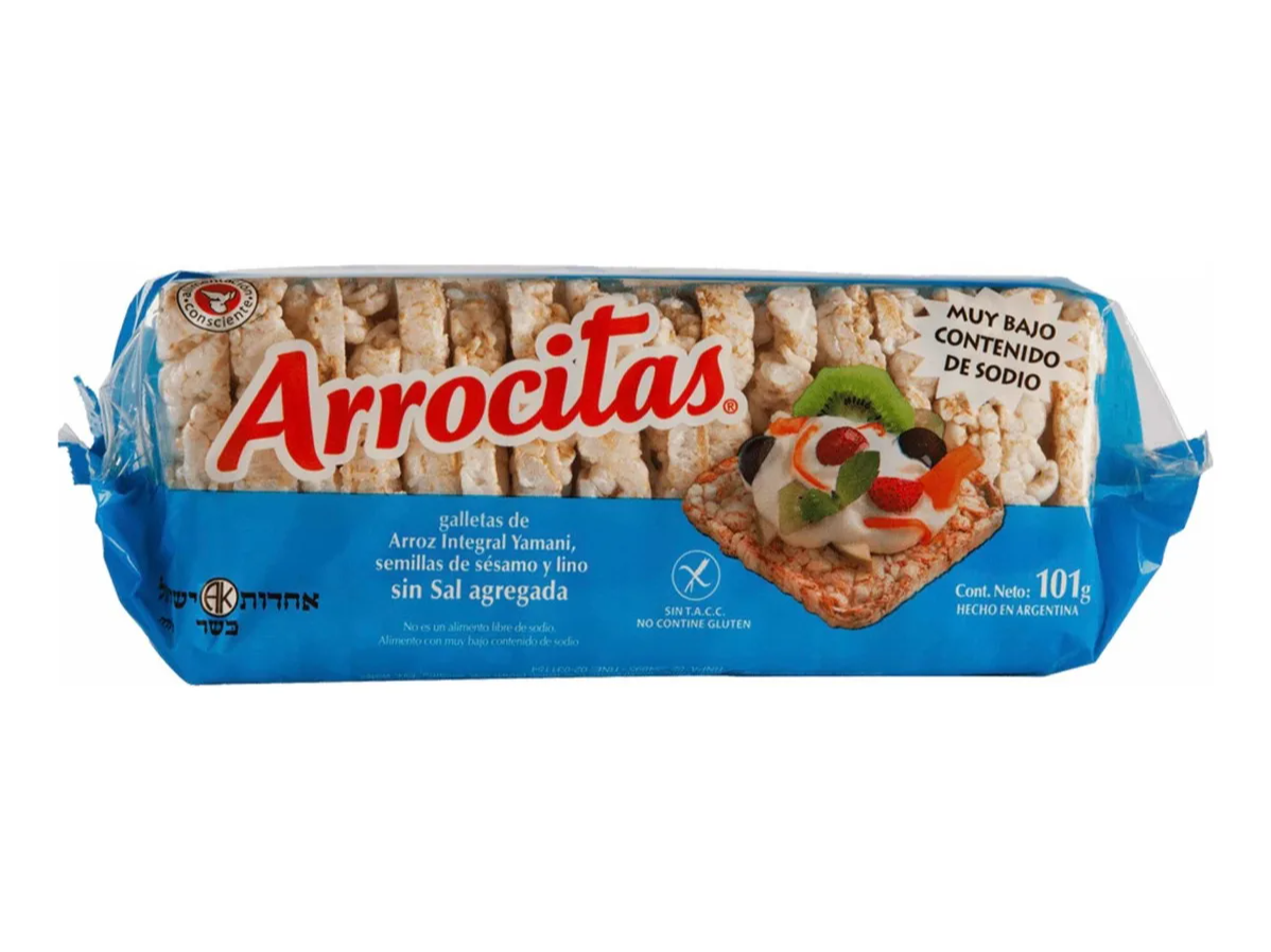 Arrocitas Galletas de Arroz Sin Sal 101 gr