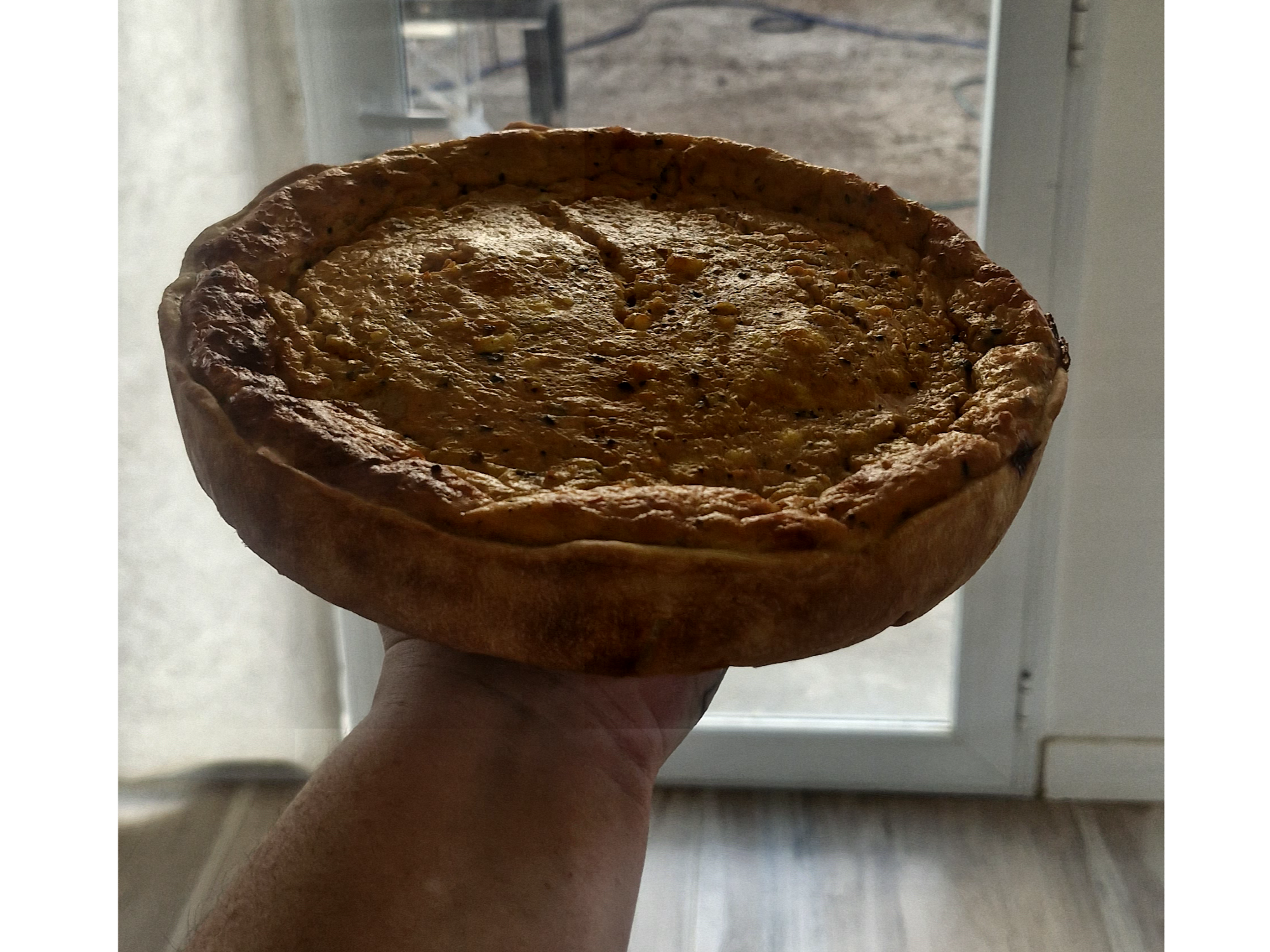 Violeta, calabaza asada