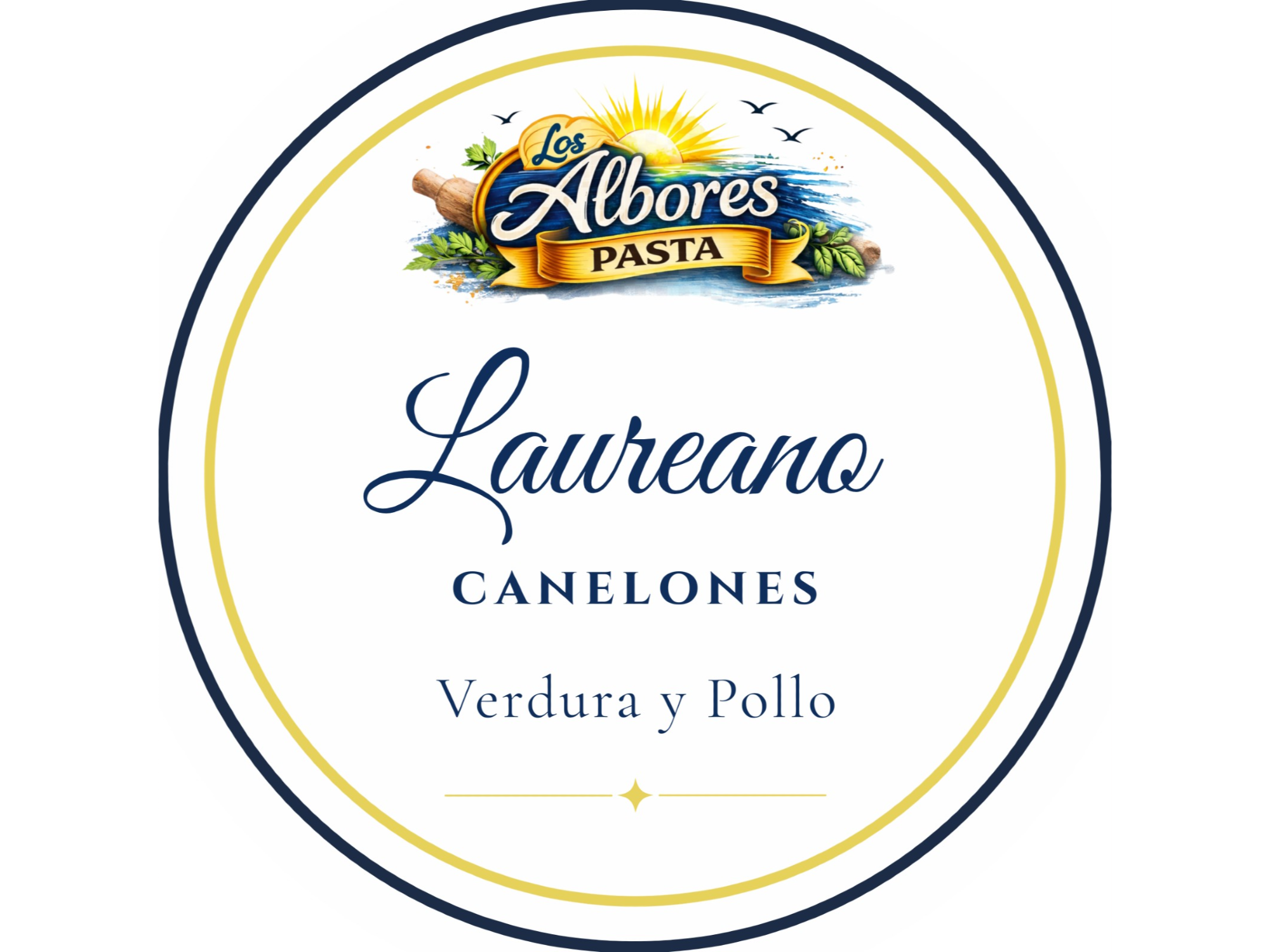 Laureano, verdura y pollo de Los Albores Pasta