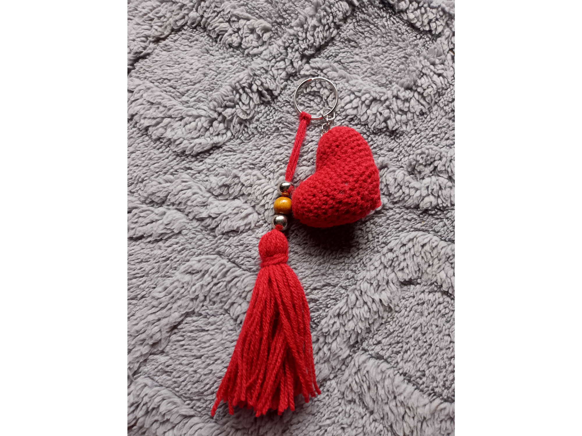 corazon con borla