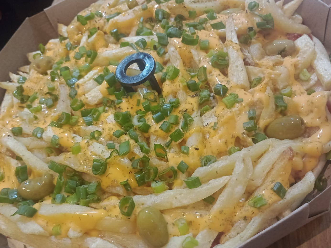 Papas y cheddar