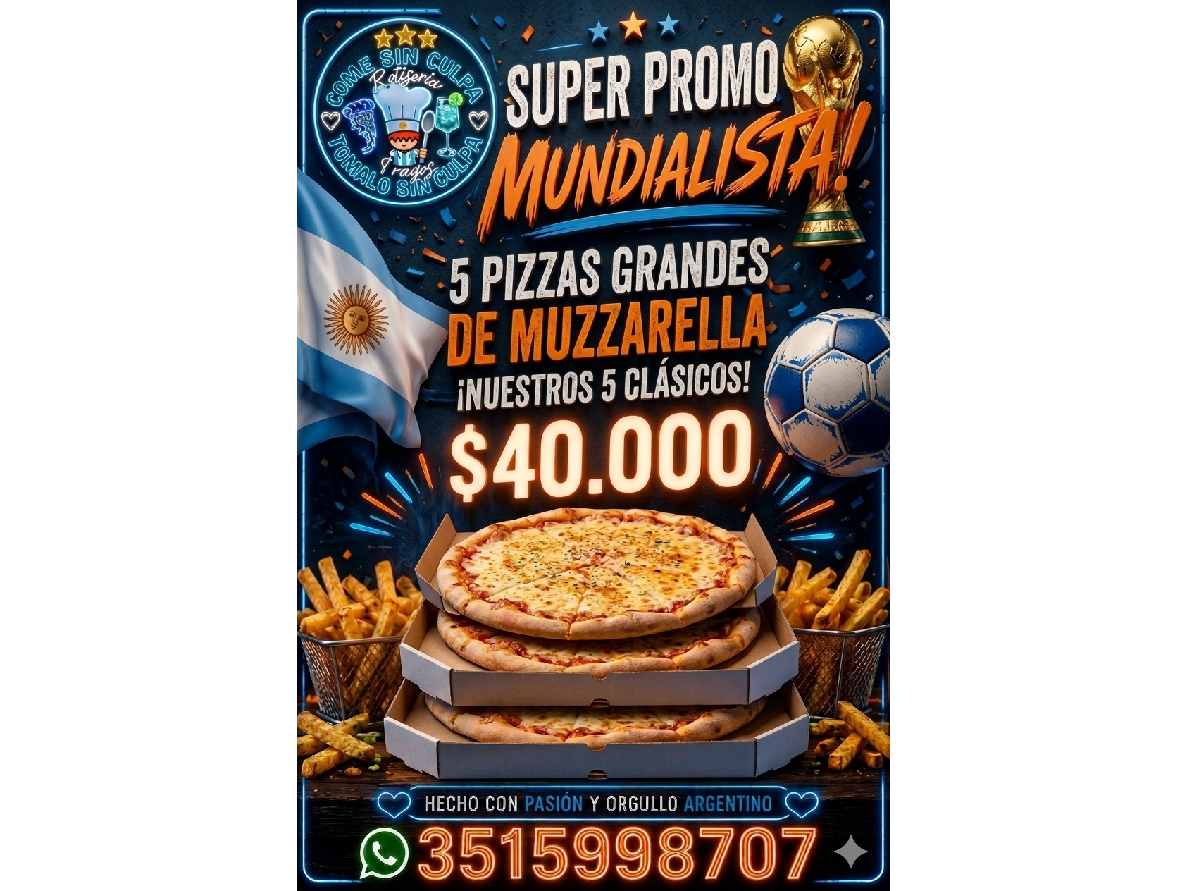 PROMO 5 MUZZAS