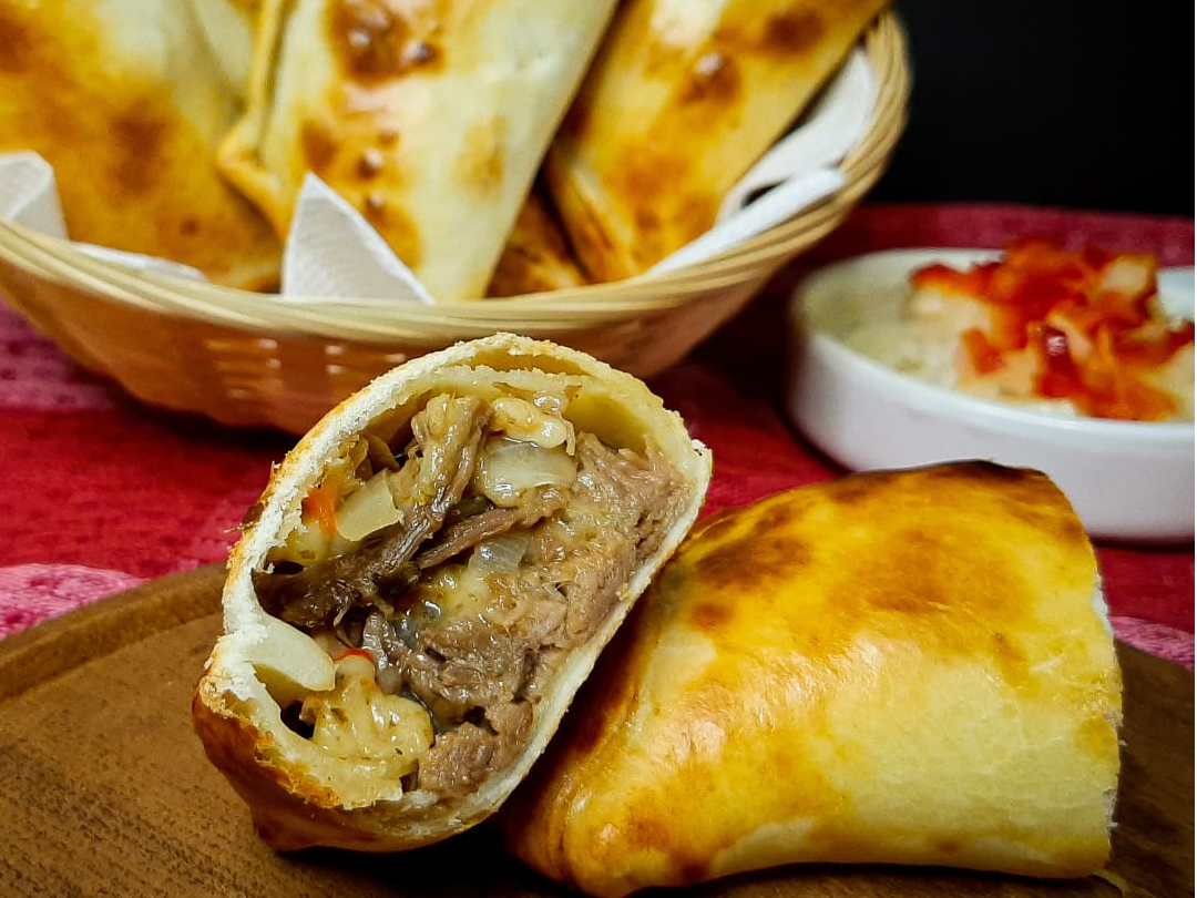 Empanada Vacio y provoleta