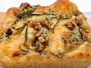 Focaccia azul y nuez de Wailele