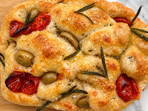 Foccacia mediterránea de Wailele