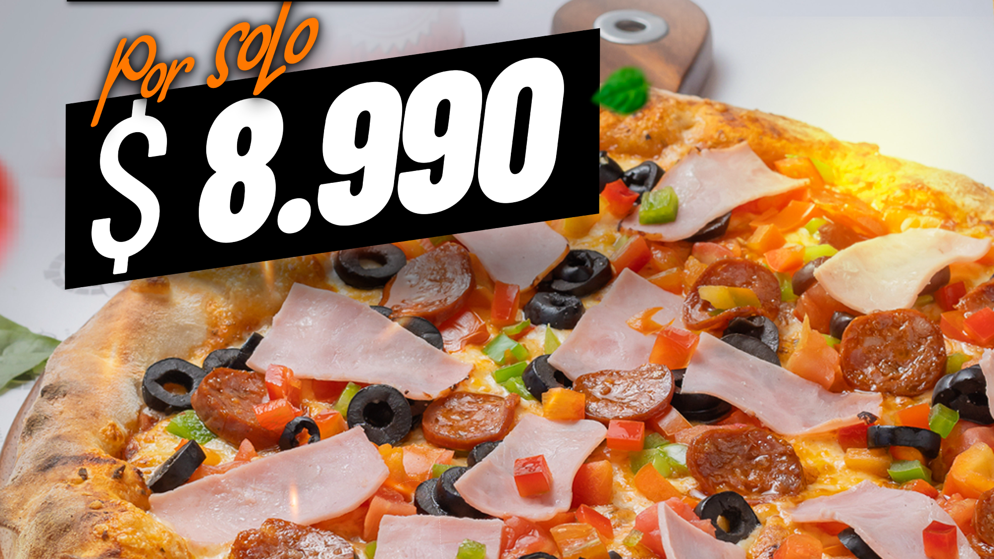 PIZZA DEL MES 8.990