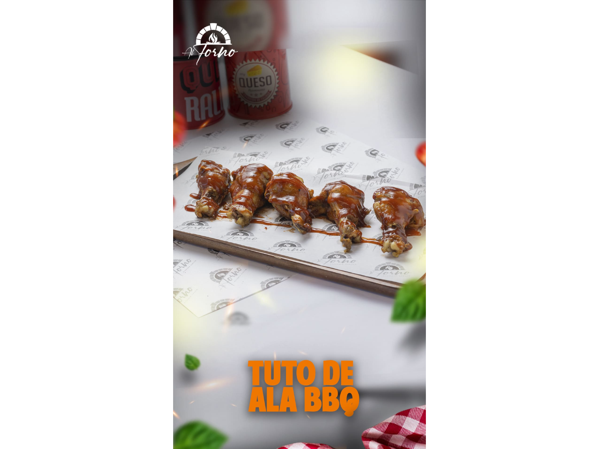 Tutos de ala BBQ