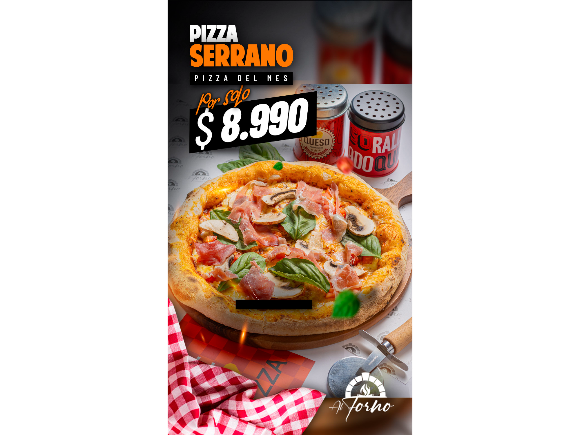 PIZZA SERRANO 32CM