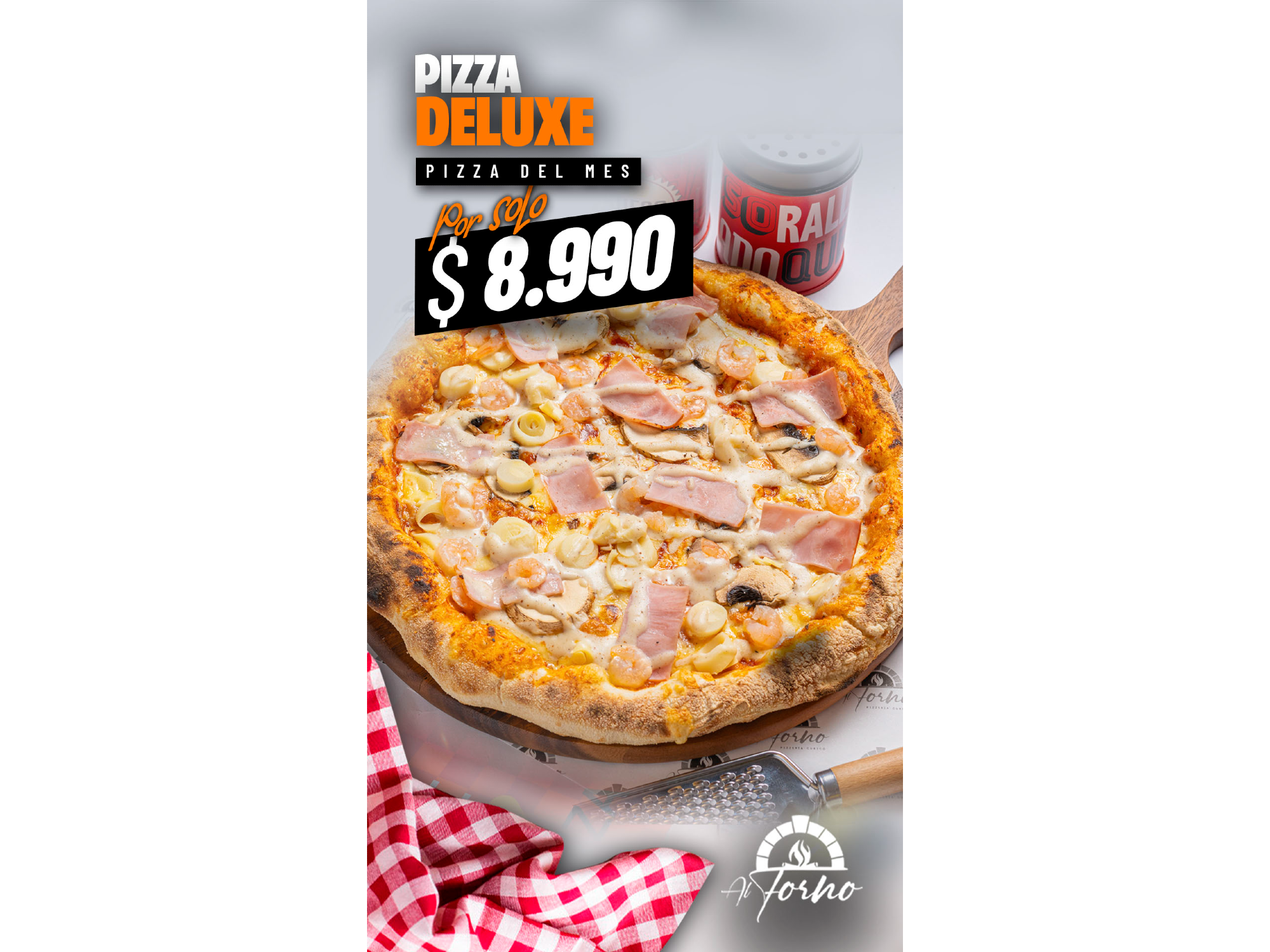 PIZZA DELUXE 32CM