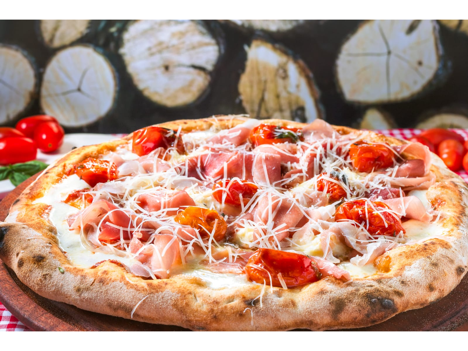 JAMON CRUDO CON STRACIATELLA