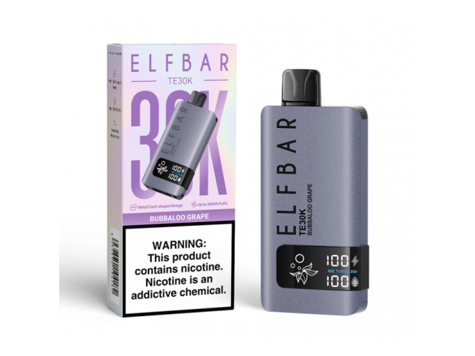 ELFBARTE 30000 BUBALOO GRAPE