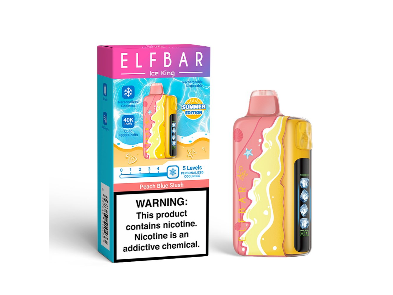 ELFBAR 40K PEACH BLUE SLUSH