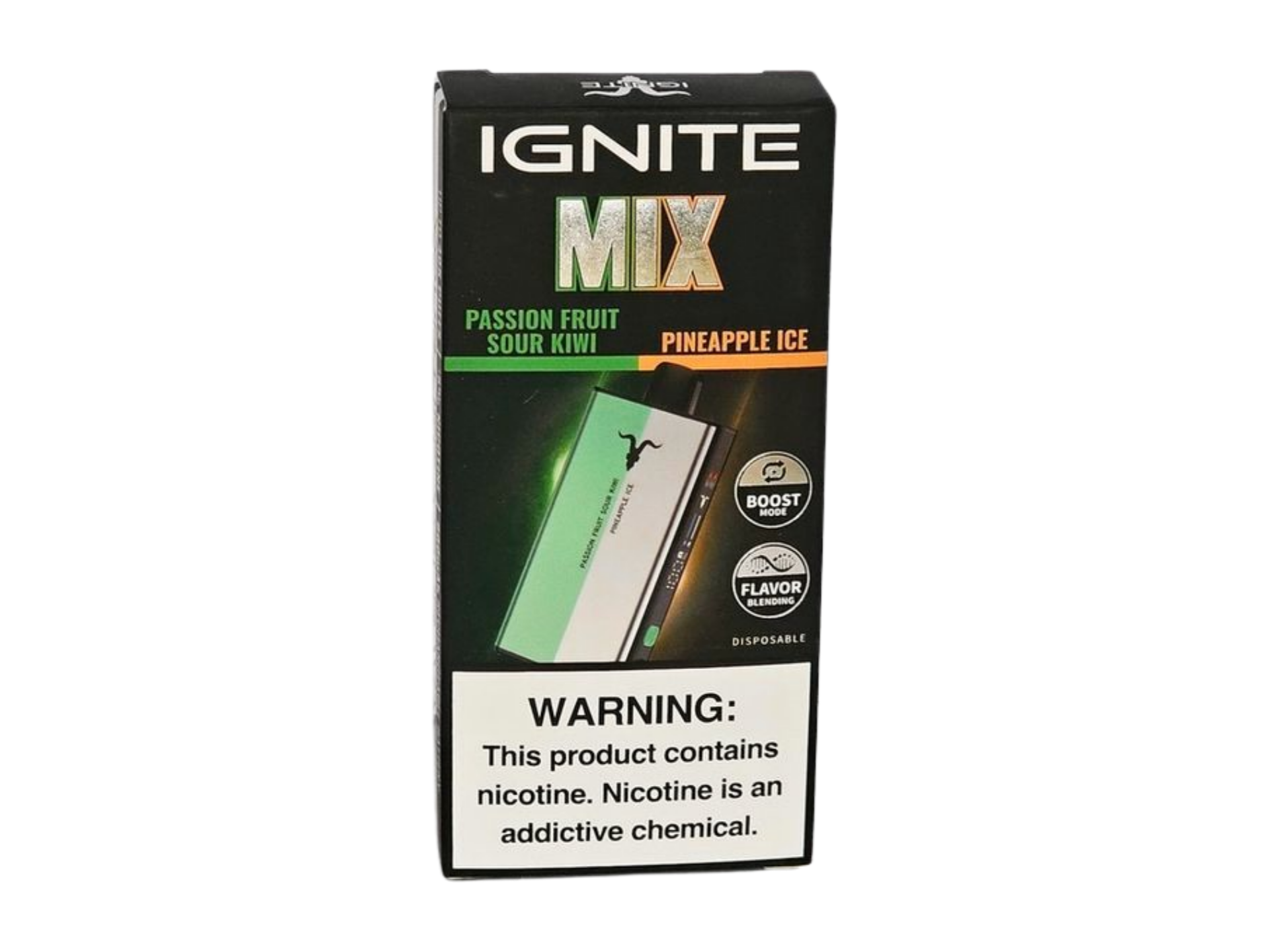 IGNITE MIX PASSION FRUIT SOUR KIWI/PINEAPPLE ICE