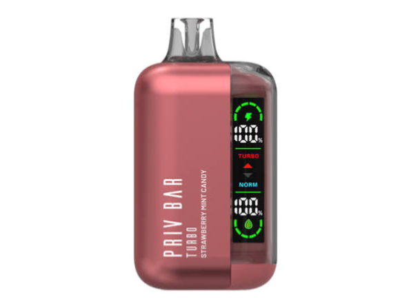 PRIV BAR 15000 PUFFS STRAW MINT CANDY