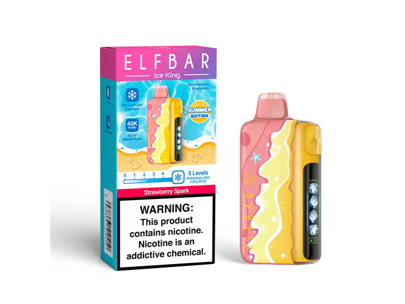 ELFBAR ICE KING STRAWBERRY SPARK
