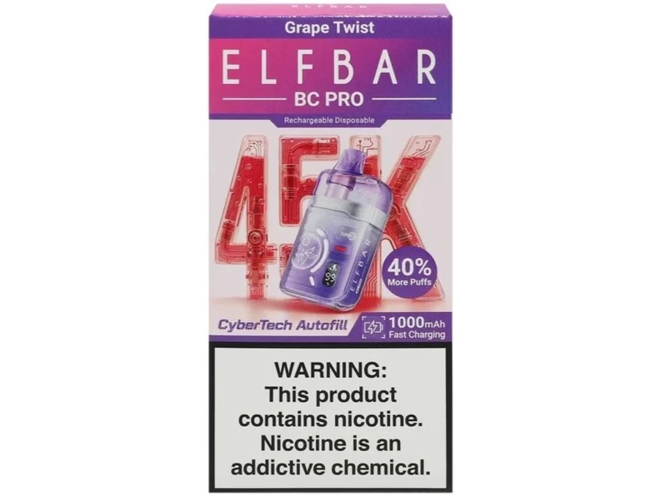 ELFBAR 45K GRAPE TWIST