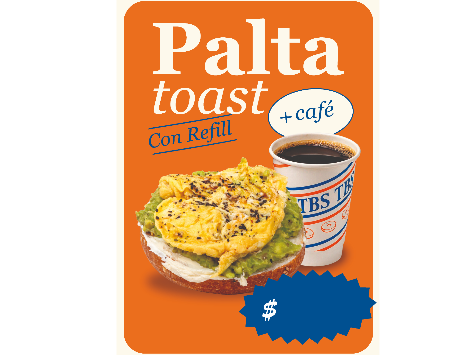 Palta Toast + Café Americano