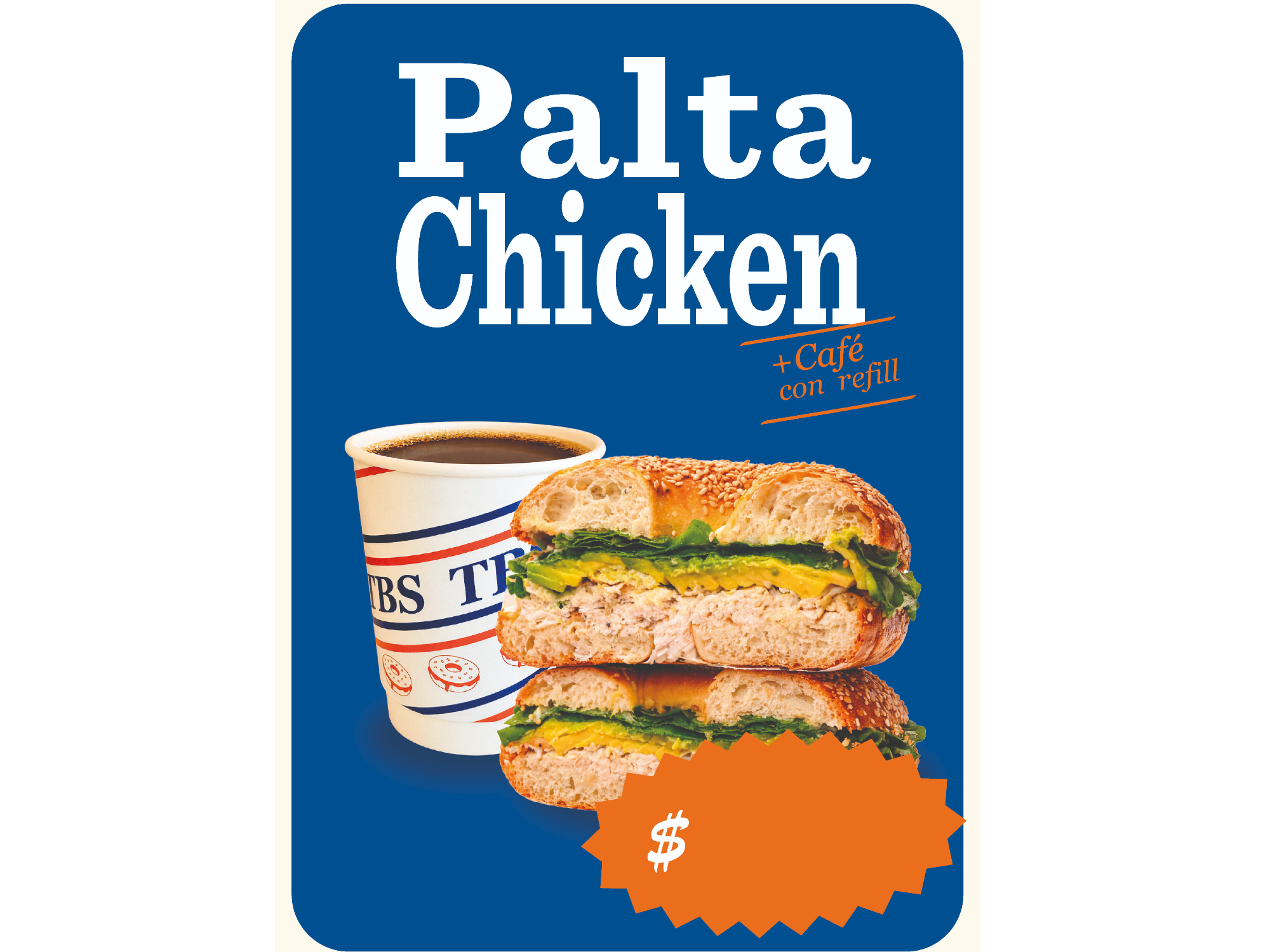 Palta Chicken + Café Americano