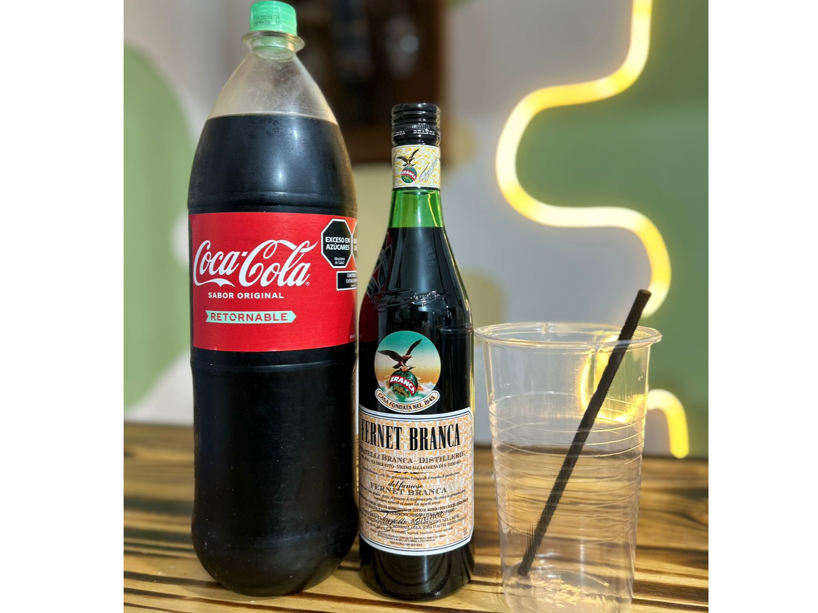 FERNET BRANCA 450 ml + Coca RET.  2lt